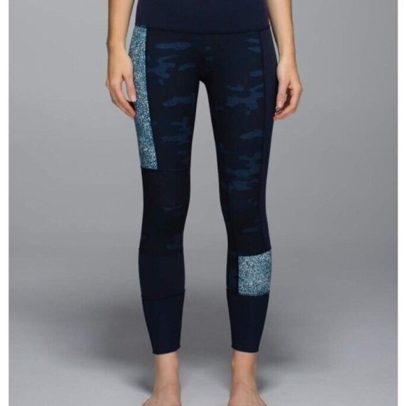 lululemon athletica Pants - Lululemon Wunder Under Sashiko Inkwell Luon Camo